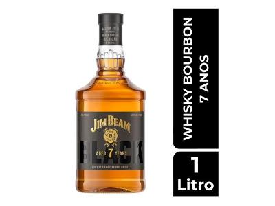 Jim Beam Whiskey Black 7 Anos 1L