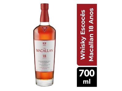 The Macallan Sherry Oak Whisky 18 Anos 700ml