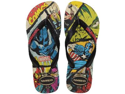 Chinelo Havaianas Top Marvel Clas Pto/Preto/Vermelho Tam 39-40