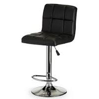 Banqueta Gomos Confort  , Giratoria, com Regulagem de Altura Preta