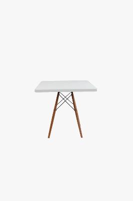 Mesa De Jantar Quadrada Eiffel 80 Cm - Branco