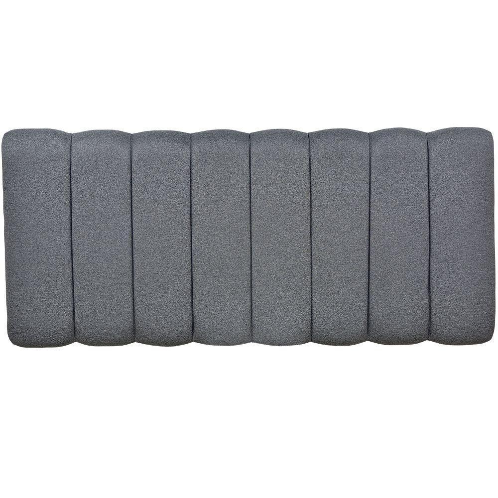 Cabeceira Cama Box Painel Casal 160 Cm Dubai W01 Chumbo - 3