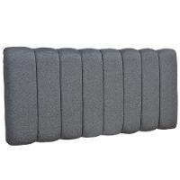 Cabeceira Cama Box Painel Casal 160 Cm Dubai W01 Chumbo - 1