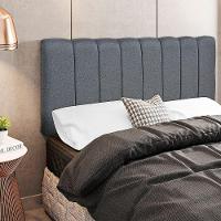 Cabeceira Cama Box Painel Casal 160 Cm Dubai W01 Chumbo - 7