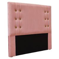 Kit Cabeceira E Calçadeira Recamier Queen 1,60M - Rosa - 7