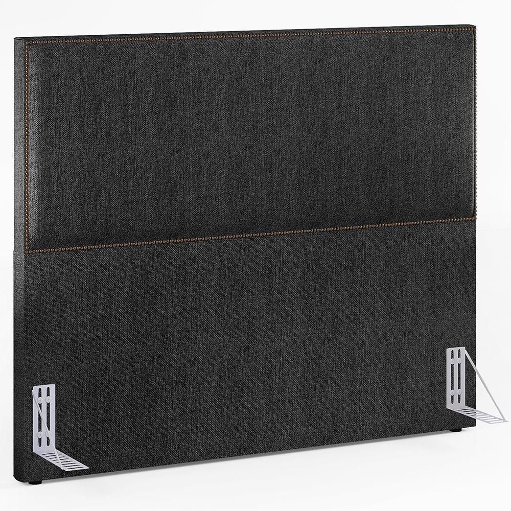 Cabeceira Cama Box Casal Tachas 140 Cm Vicenza L02 Chumbo - 8