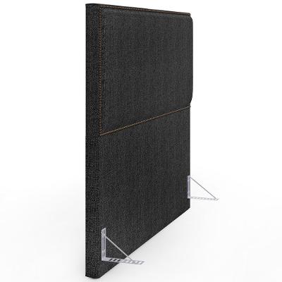 Cabeceira Cama Box Casal Tachas 140 Cm Vicenza L02 Chumbo
