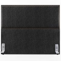 Cabeceira Cama Box Casal Tachas 140 Cm Vicenza L02 Chumbo - 2