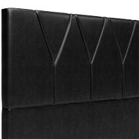 Cabeceira Cama Box Casal King 195 Cm Aurora W01 Preto - 2