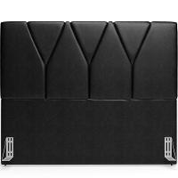 Cabeceira Cama Box Casal King 195 Cm Aurora W01 Preto - 6