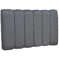 Cabeceira Cama Box Painel Solteiro 100 Cm Dubai W01 Chumbo - 1