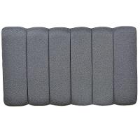 Cabeceira Cama Box Painel Solteiro 100 Cm Dubai W01 Chumbo - 2