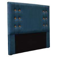 Kit Cabeceira E Calçadeira Recamier Queen 1,60M Azul Marinho - 7