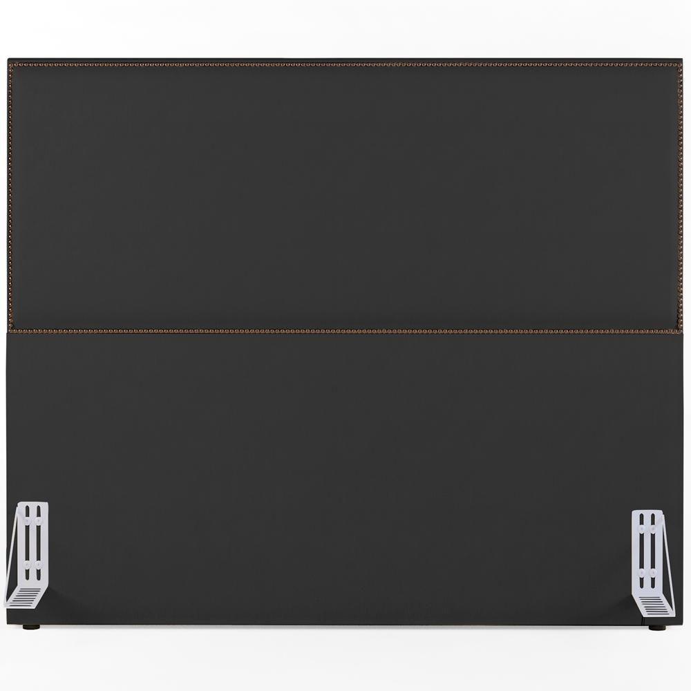 Cabeceira Box Casal King Com Tachas 195 Cm Suede Preto - 4