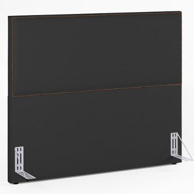 Cabeceira Box Casal King Com Tachas 195 Cm Suede Preto