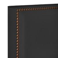 Cabeceira Box Casal King Com Tachas 195 Cm Suede Preto - 2