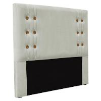 Kit Cabeceira E Calçadeira Recamier Queen 1,60M Cinza Prata - 7