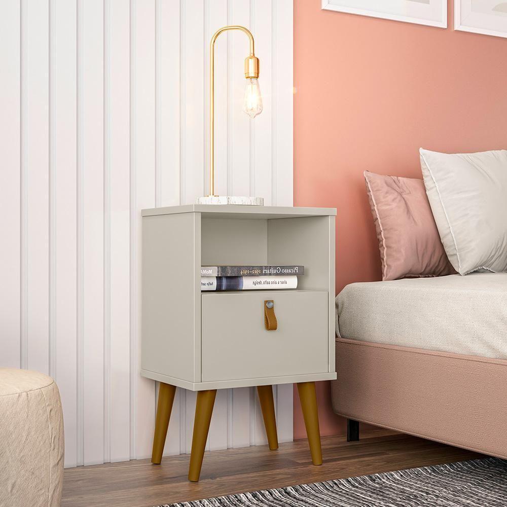 Kit Cabeceira Casal 240cm Com Mesa De Cabeceira Freijó - 8