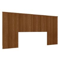 Kit Cabeceira Casal 240cm Com Mesa De Cabeceira Freijó - 7