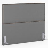 Cabeceira Cama Box Casal Tachas 140 Cm Vicenza L02 Cinza - 1