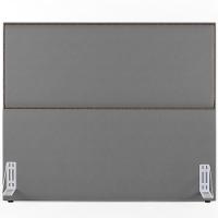 Cabeceira Cama Box Casal Tachas 140 Cm Vicenza L02 Cinza - 3