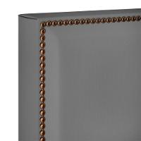 Cabeceira Cama Box Casal Tachas 140 Cm Vicenza L02 Cinza