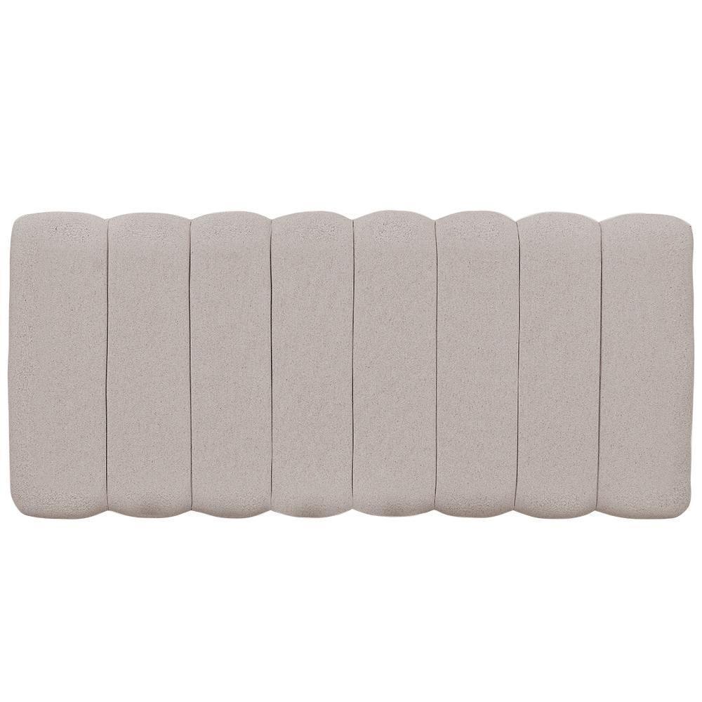 Cabeceira Cama Box Painel Casal 140 Cm Dubai W01 Linho Bege - 1