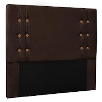 Kit Cabeceira Recamier Queen 1,60M Suede Marrom Café - 7