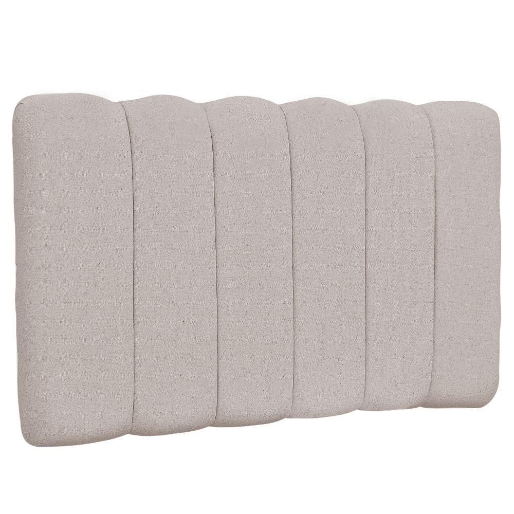 Cabeceira Cama Box Painel Solteiro 100 Cm Dubai W01 Bege - 1