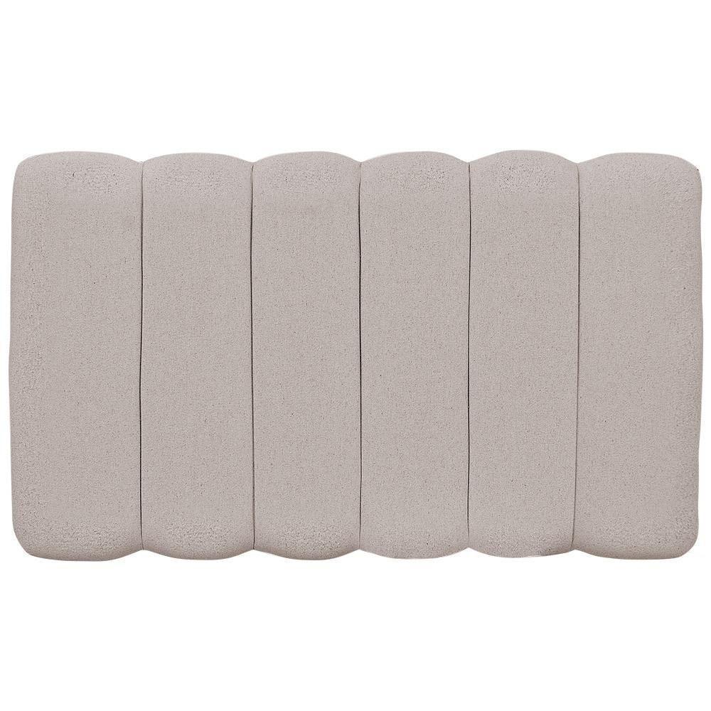 Cabeceira Cama Box Painel Solteiro 100 Cm Dubai W01 Bege - 4