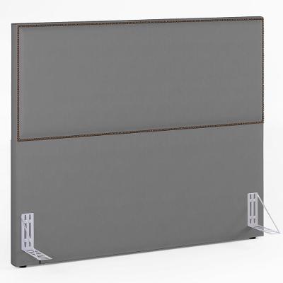 Cabeceira Box Casal King Com Tachas 195 Cm Suede Cinza