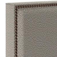 Cabeceira Box Casal Tachas 160 Cm Vicenza L02 Bouclê Bege - 2