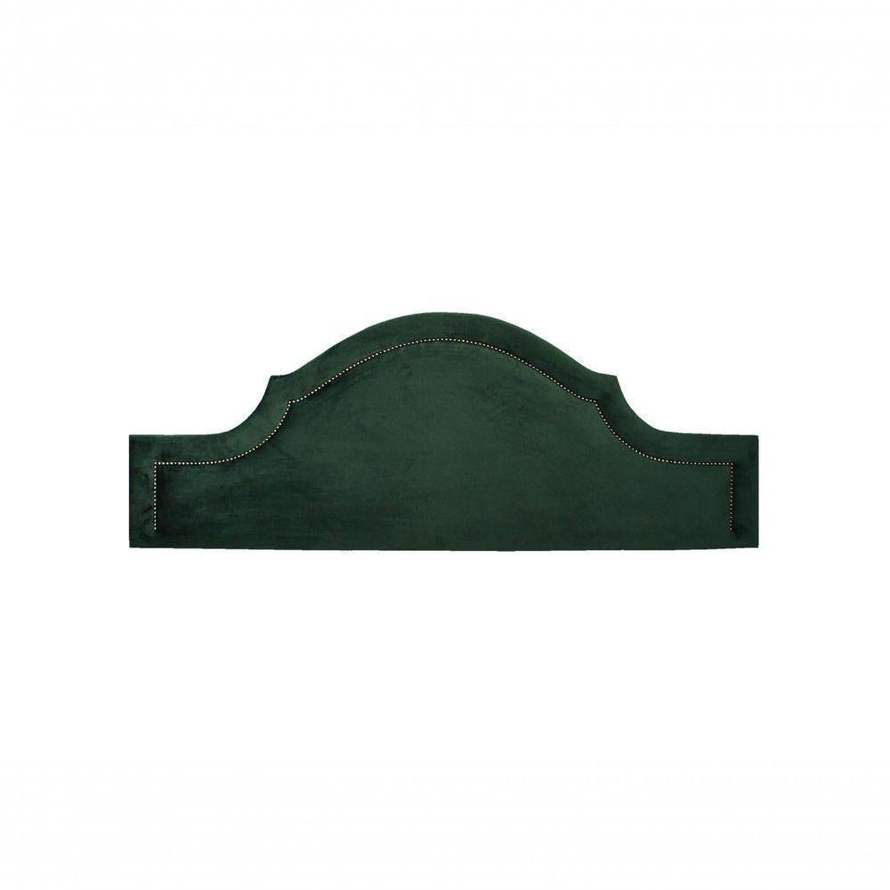 Cabeceira Casal Provençal Luxo 140X60 Verde Tachas Fumê - 2