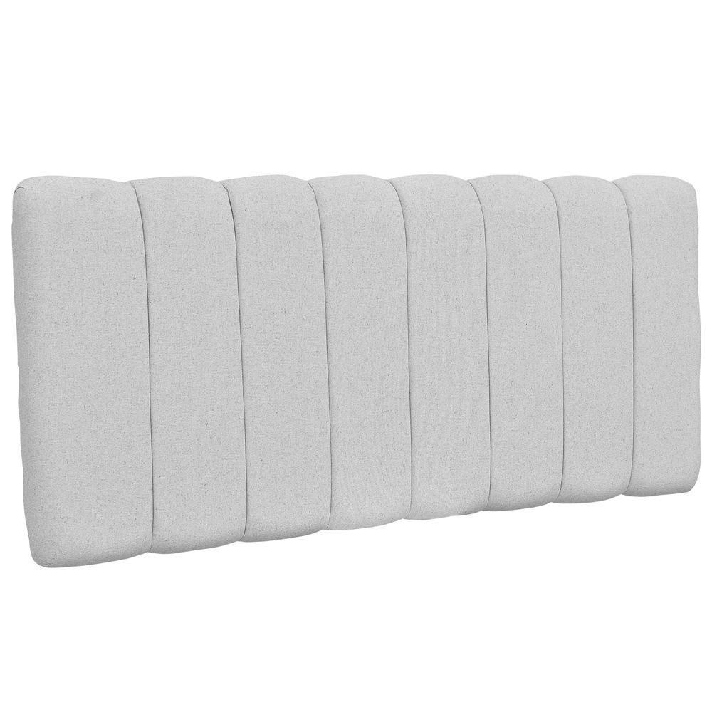 Cabeceira Cama Box Painel Casal 140 Cm Dubai W01 Cinza - 1