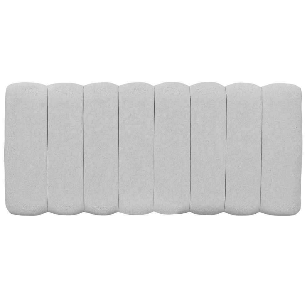 Cabeceira Cama Box Painel Casal 140 Cm Dubai W01 Cinza - 4