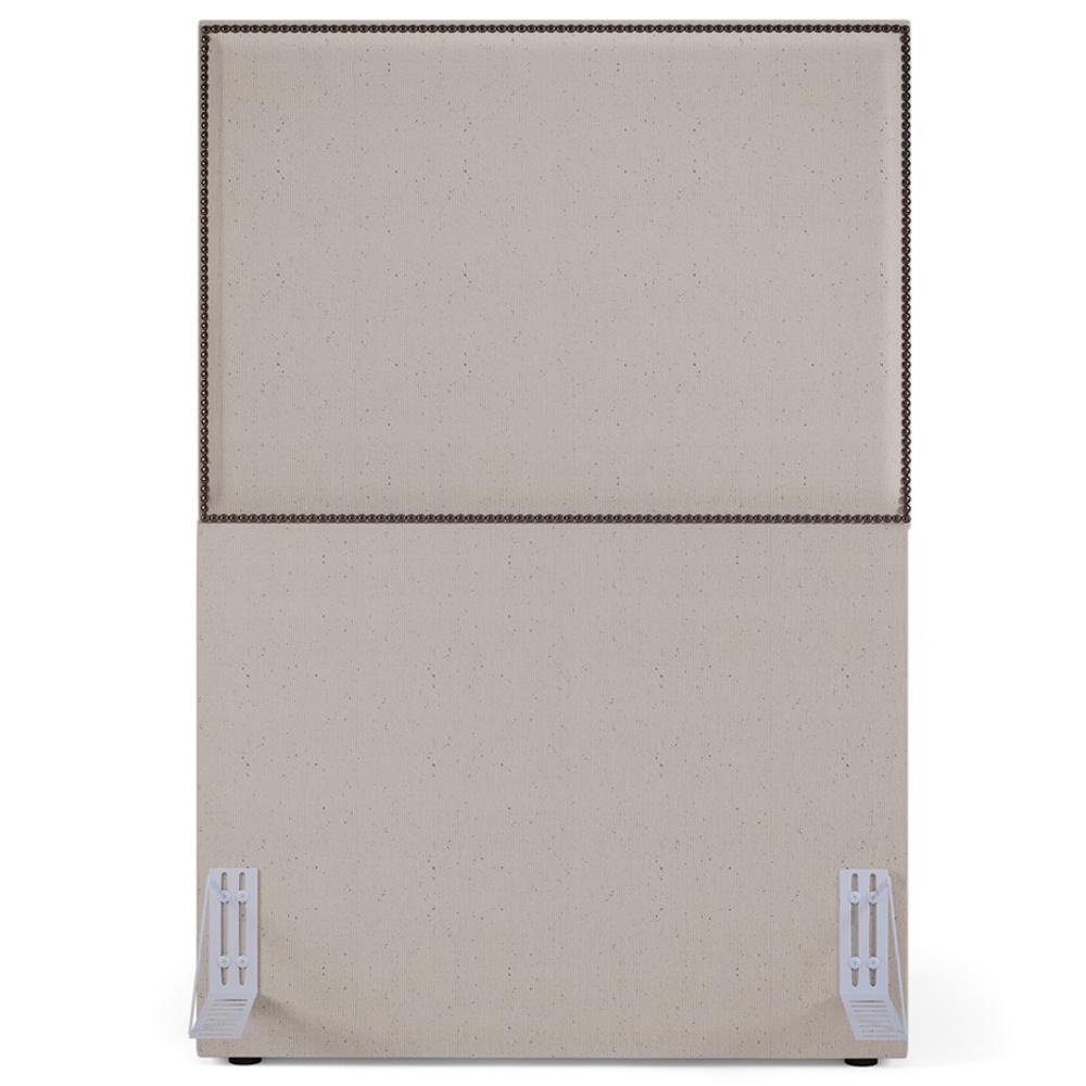 Cabeceira Cama Box Solteiro Tachas 100 Cm Vicenza L02 Bege - 3