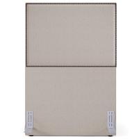 Cabeceira Cama Box Solteiro Tachas 100 Cm Vicenza L02 Bege - 5