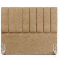 Kit Cabeceira Casal 140cm Calçadeira Baú Bege Escuro - 5