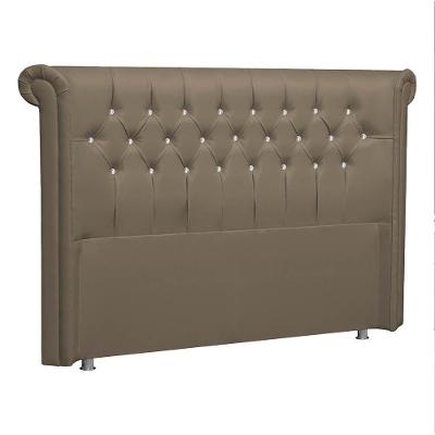 Cabeceira Casal P04 140 Cm Suede Marrom Claro Tca 945