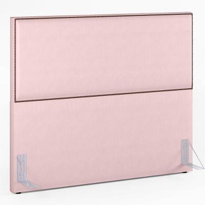 Cabeceira Box Casal King Com Tachas 195 Cm Suede Rosê