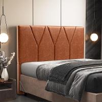 Cabeceira Cama Box Casal King 195 Cm Aurora W01 Camel - 7