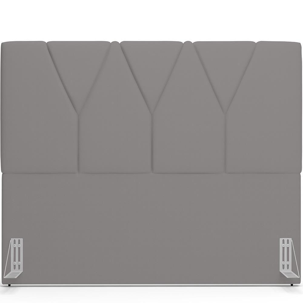 Cabeceira Cama Box Casal King 195 Cm Aurora W01 Cinza - 6