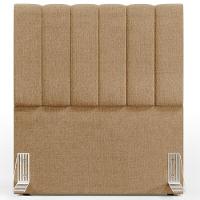 Kit Cabeceira Solteiro 100cm Com Calçadeira Baú Bege Escuro - 5