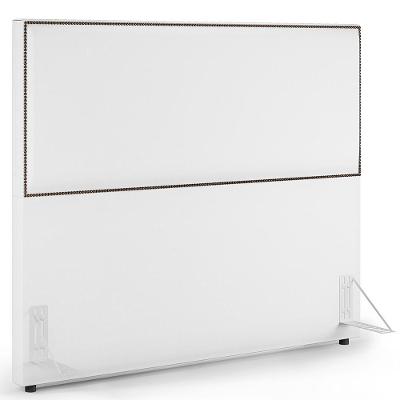 Cabeceira Box Casal Com Tachas 140 Cm Facto Branco