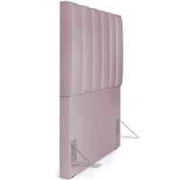 Cabeceira Cama Box Solteiro 100 Cm Dália W01 Suede Rosê - 2