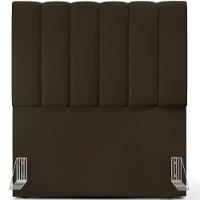 Cabeceira Cama Box Solteiro 100 Cm Dália W01 Suede Marrom - 5
