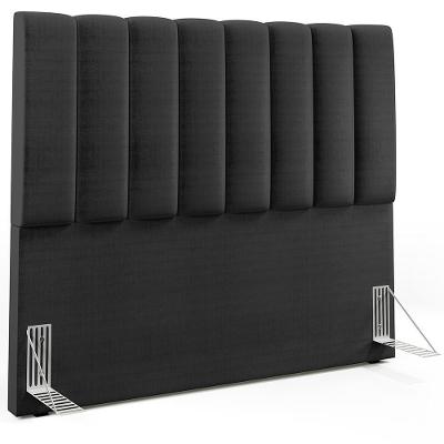 Cabeceira Cama Box Casal 140 Cm Facto Preto Metalizado