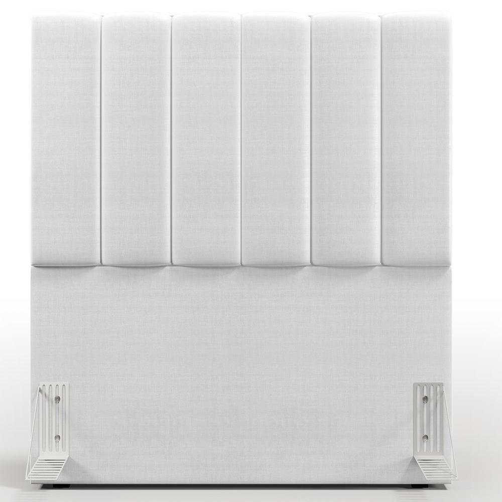 Cabeceira Cama Box Painel Solteiro 100 Cm Cinza Metalizado - 5