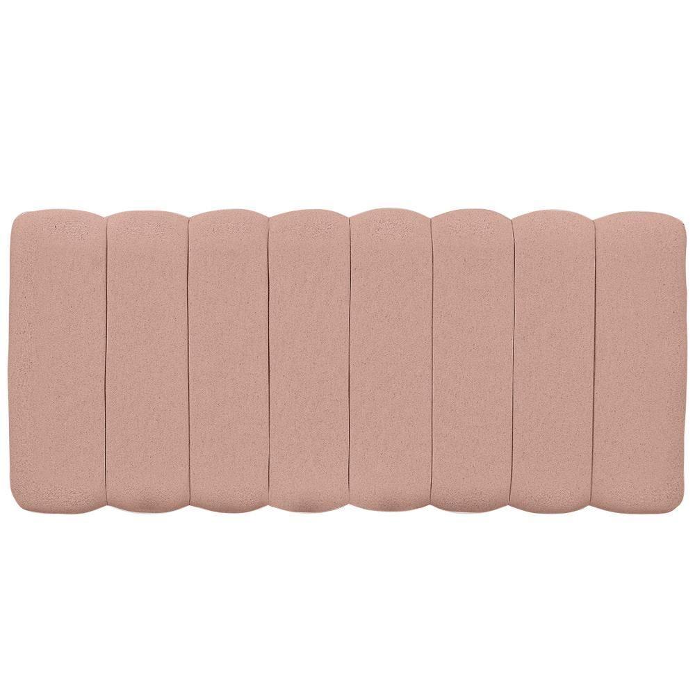 Cabeceira Cama Box Painel Casal 160 Cm Dubai W01 Linho Rosê - 3