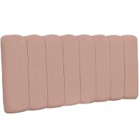 Cabeceira Cama Box Painel Casal 160 Cm Dubai W01 Linho Rosê - 1